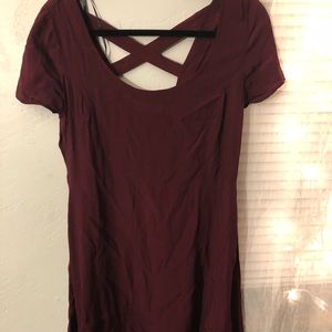Maroon dress